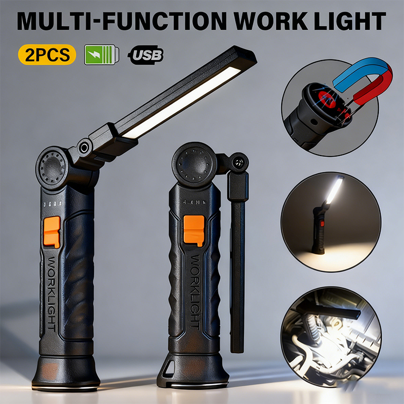 Outdoor Adventures - Lanterna led cob portátil usb recarregável