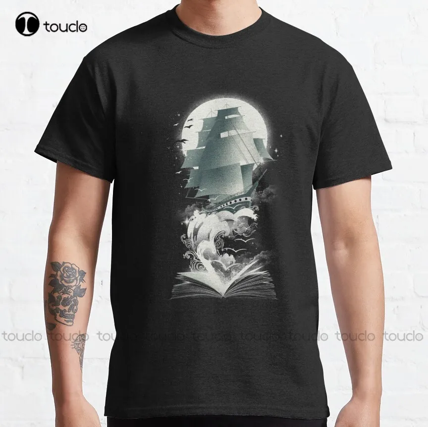 Outdoor Adventure Books - Livro das aventuras clássico camiseta preto