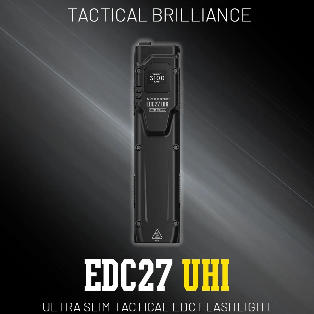 Outdoor Adventures - Lanterna tática edc comboio uhi, 3100