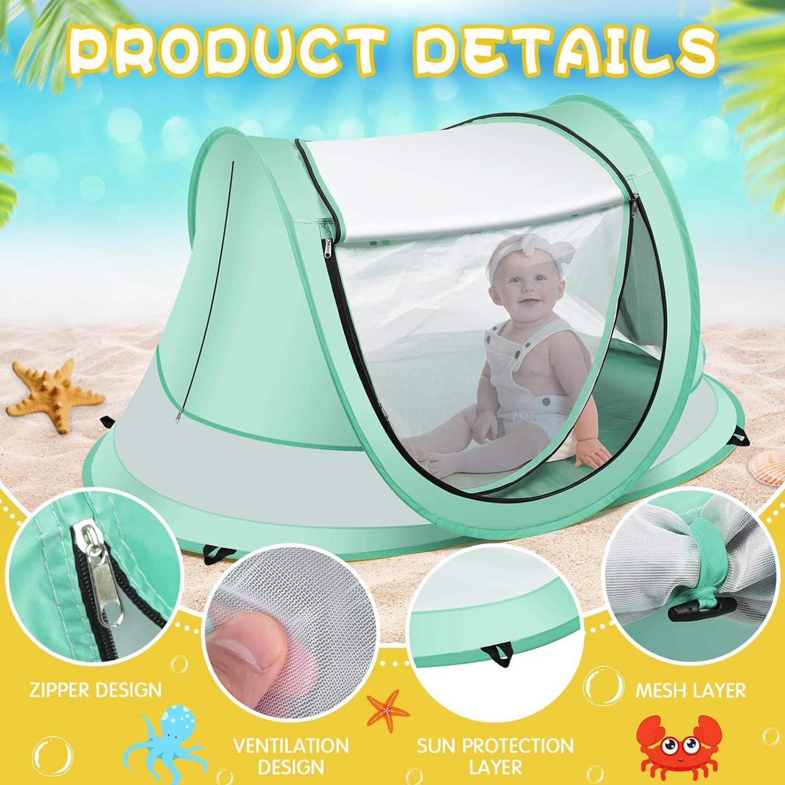 Tenda de praia infantil, prote - Outdoor Adventure Tent avaliação e preço