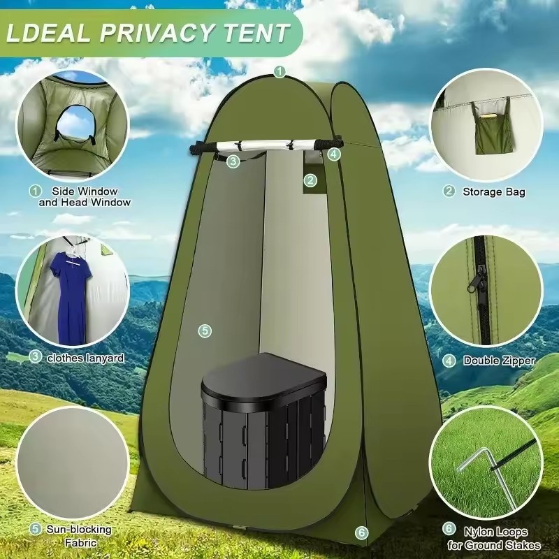 ‌ Abrigo de privacidade para b - Outdoor Adventure Tent avaliação e preço